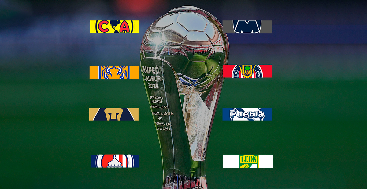 Definidos los cuartos de final del torneo Apertura 2023 de la Liga MX