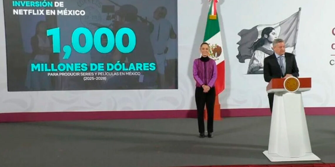 Netflix invertirá mil millones de dólares en México para producción audiovisual