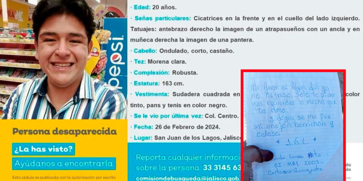 Jalisco: Autor de carta de amor encontrada en centro de adiestramiento está vivo