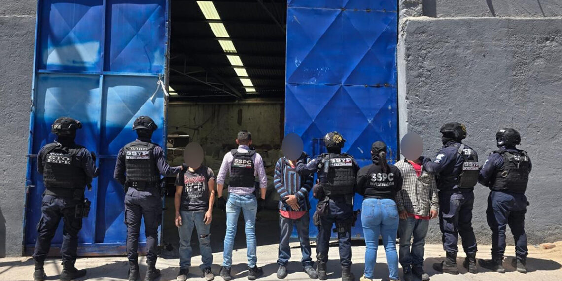 Desmantelan bodega con 1 millón de pesos en mercancía robada