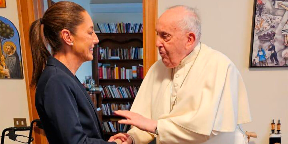 Claudia Sheinbaum lamenta la muerte del Papa Francisco