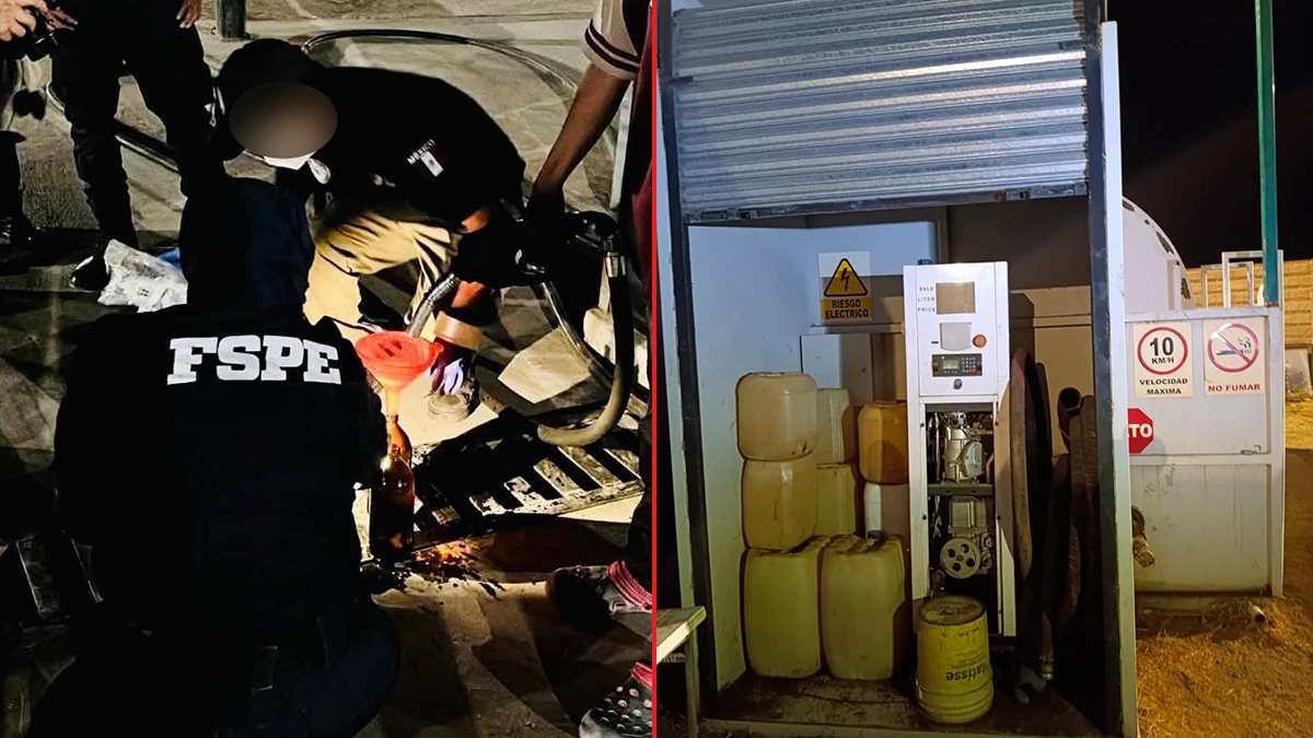 Desmantelan centro clandestino de huachicol en León