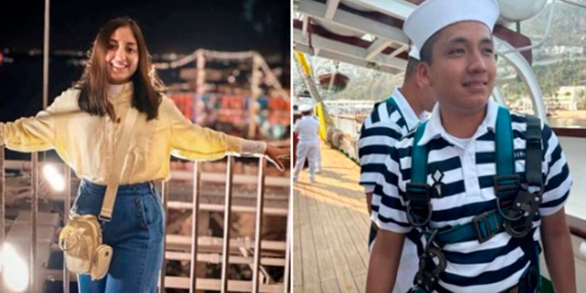 Reconocen a los dos marinos que murieron en accidente del Buque 'Cuauhtémoc'