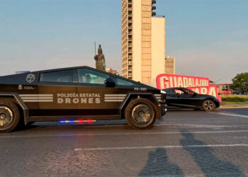 Guadalajara incorpora patrullas Tesla Cybertruck a su estrategia de seguridad