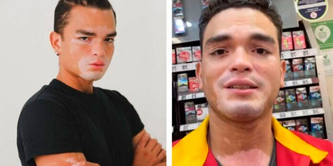 Modelo y actor de Televisa sorprende ahora como cajero en un Oxxo