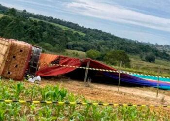 Brasil: Mujer embarazada muere en accidente de globo aerostático